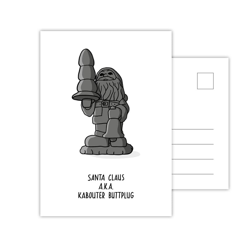 Ansichtkaart Kabouter Buttplug Rotterdam, 2 st. — product photo